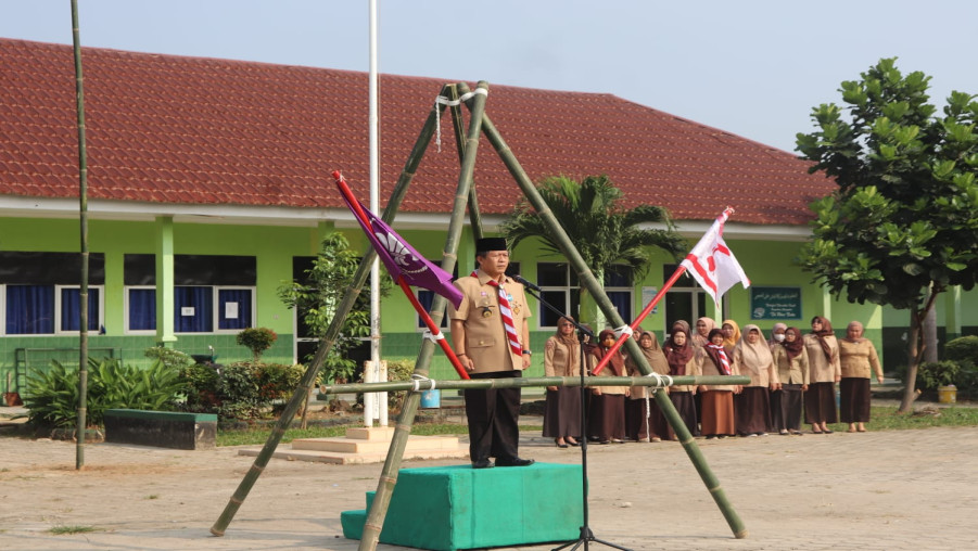 MTs Negeri 2 Bandar Lampung Selesai Gelar Kegiatan Masa Orientasi Pramuka (MOP)