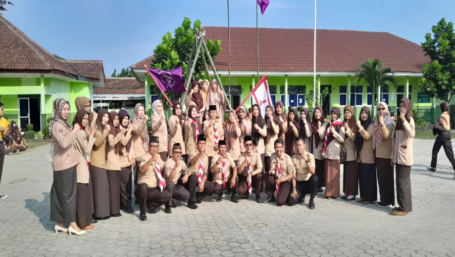 MTs Negeri 2 Bandar Lampung Gelar Upacara Peringatan Hari Pramuka Ke-62